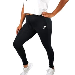 Adidas Originals Black & Gray Athletic Leggings